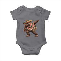 Funny Bigfoot Dabbing Cinco De Mayo Fiesta Baby Onesie