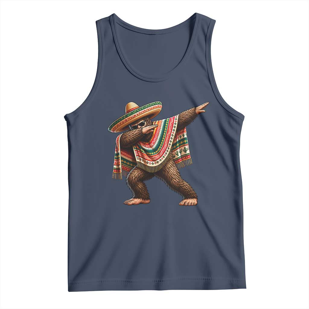 Funny Bigfoot Dabbing Cinco De Mayo Fiesta Tank Top