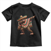 Funny Bigfoot Dabbing Cinco De Mayo Fiesta Toddler T Shirt