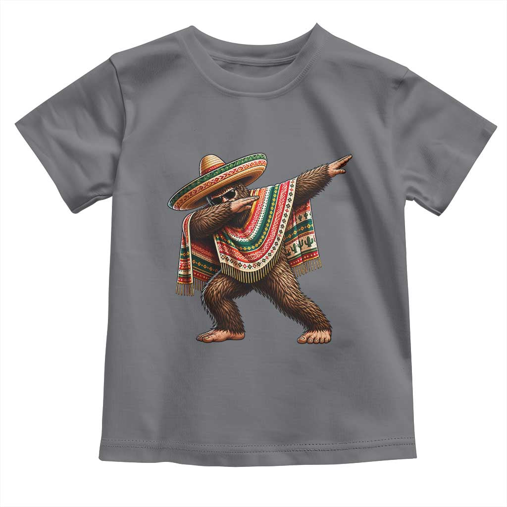 Funny Bigfoot Dabbing Cinco De Mayo Fiesta Toddler T Shirt