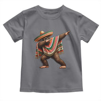 Funny Bigfoot Dabbing Cinco De Mayo Fiesta Toddler T Shirt