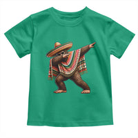Funny Bigfoot Dabbing Cinco De Mayo Fiesta Toddler T Shirt