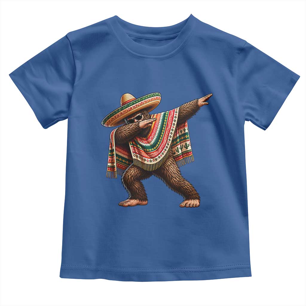 Funny Bigfoot Dabbing Cinco De Mayo Fiesta Toddler T Shirt