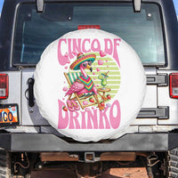 Cinco De Drinko Margarita Spare Tire Cover Funny Flamingo Fiesta