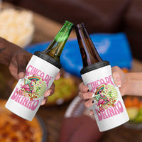 Cinco De Drinko Margarita 4 in 1 Can Cooler Tumbler Funny Flamingo Fiesta