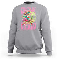 Cinco De Drinko Margarita Sweatshirt Funny Flamingo Fiesta