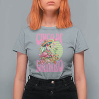 Cinco De Drinko Margarita T Shirt For Women Funny Flamingo Fiesta