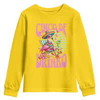 Cinco De Drinko Margarita Youth Sweatshirt Funny Flamingo Fiesta