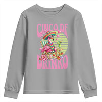Cinco De Drinko Margarita Youth Sweatshirt Funny Flamingo Fiesta