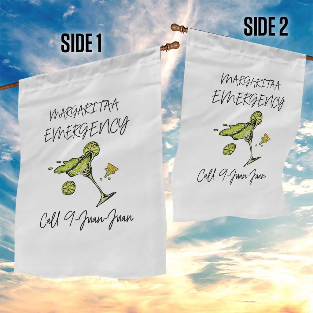 Margarita Emergency Mexican Fiesta Garden Flag Funny Cinco de Mayo