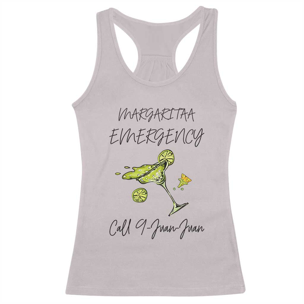 Margarita Emergency Mexican Fiesta Racerback Tank Top Funny Cinco de Mayo