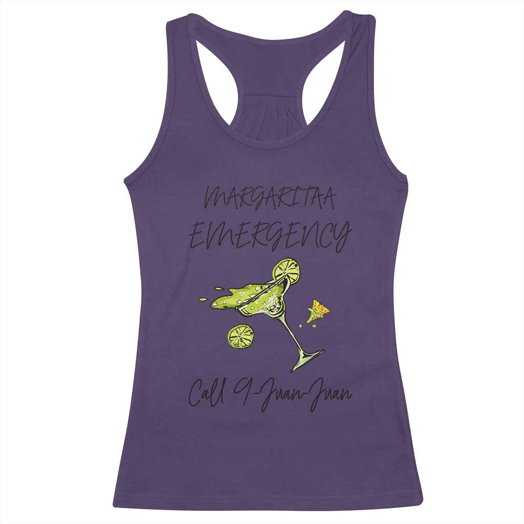 Margarita Emergency Mexican Fiesta Racerback Tank Top Funny Cinco de Mayo