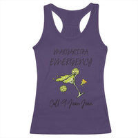 Margarita Emergency Mexican Fiesta Racerback Tank Top Funny Cinco de Mayo