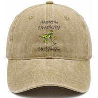 Margarita Emergency Mexican Fiesta Washed Cotton Baseball Cap Funny Cinco de Mayo