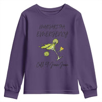 Margarita Emergency Mexican Fiesta Youth Sweatshirt Funny Cinco de Mayo