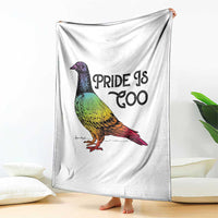 Pride Is Coo Pigeon Throw Blanket Funny LGBTQ Pride Month