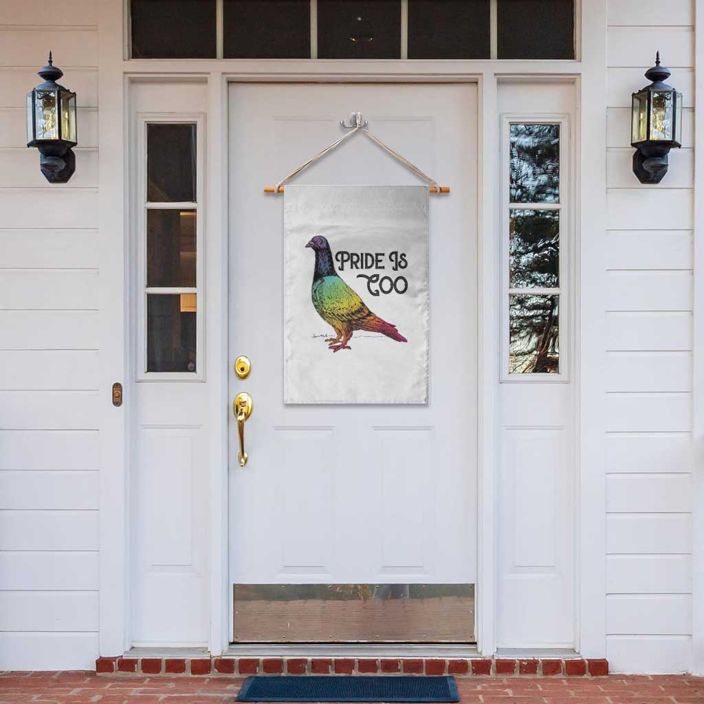 Pride Is Coo Pigeon Garden Flag Funny LGBTQ Pride Month