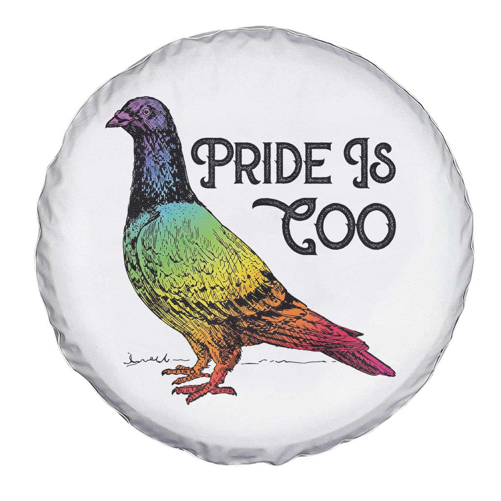 Pride Is Coo Pigeon Spare Tire Cover Funny LGBTQ Pride Month