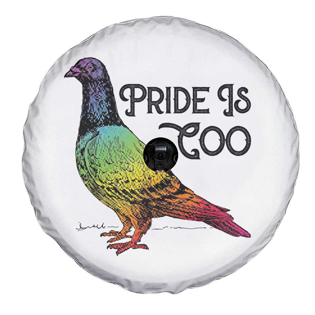 Pride Is Coo Pigeon Spare Tire Cover Funny LGBTQ Pride Month