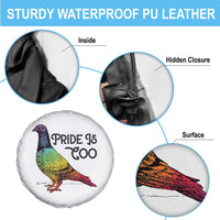 Pride Is Coo Pigeon Spare Tire Cover Funny LGBTQ Pride Month