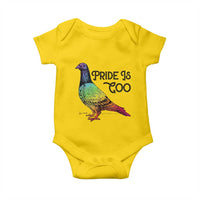 Pride Is Coo Pigeon Baby Onesie Funny LGBTQ Pride Month