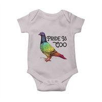 Pride Is Coo Pigeon Baby Onesie Funny LGBTQ Pride Month
