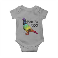 Pride Is Coo Pigeon Baby Onesie Funny LGBTQ Pride Month