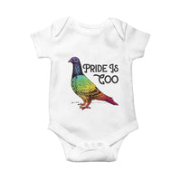 Pride Is Coo Pigeon Baby Onesie Funny LGBTQ Pride Month