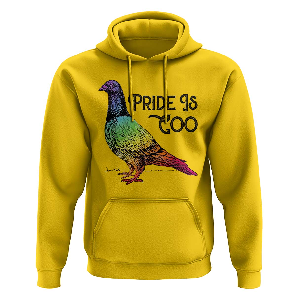 Pride Is Coo Pigeon Hoodie Funny LGBTQ Pride Month