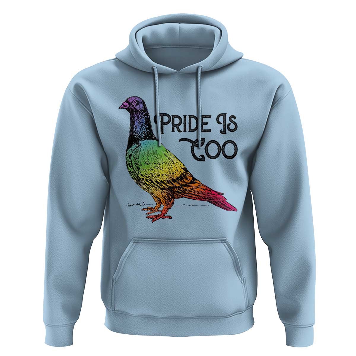 Pride Is Coo Pigeon Hoodie Funny LGBTQ Pride Month