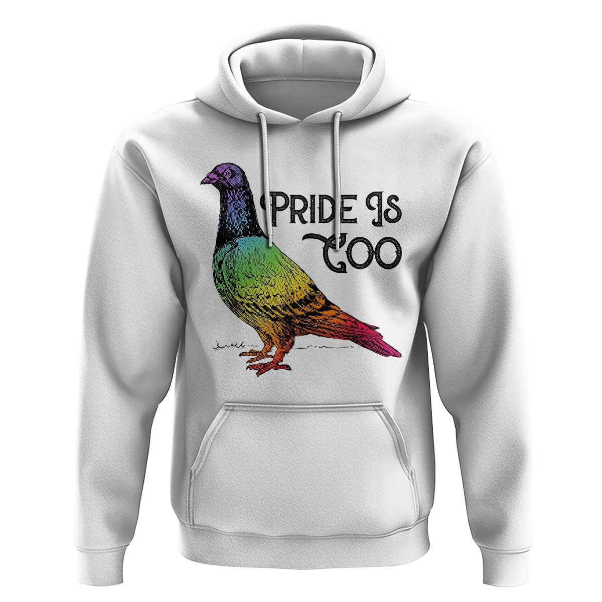 Pride Is Coo Pigeon Hoodie Funny LGBTQ Pride Month