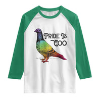 Pride Is Coo Pigeon Raglan Shirt Funny LGBTQ Pride Month