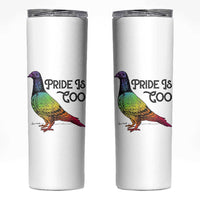 Pride Is Coo Pigeon Skinny Tumbler Funny LGBTQ Pride Month