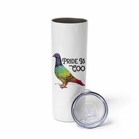 Pride Is Coo Pigeon Skinny Tumbler Funny LGBTQ Pride Month