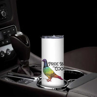 Pride Is Coo Pigeon Skinny Tumbler Funny LGBTQ Pride Month
