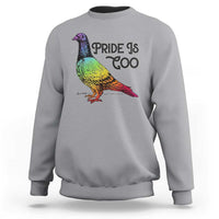 Pride Is Coo Pigeon Sweatshirt Funny LGBTQ Pride Month