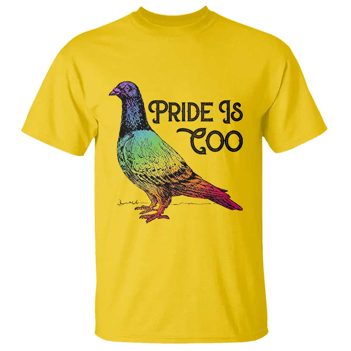 Pride Is Coo Pigeon T Shirt Funny LGBTQ Pride Month