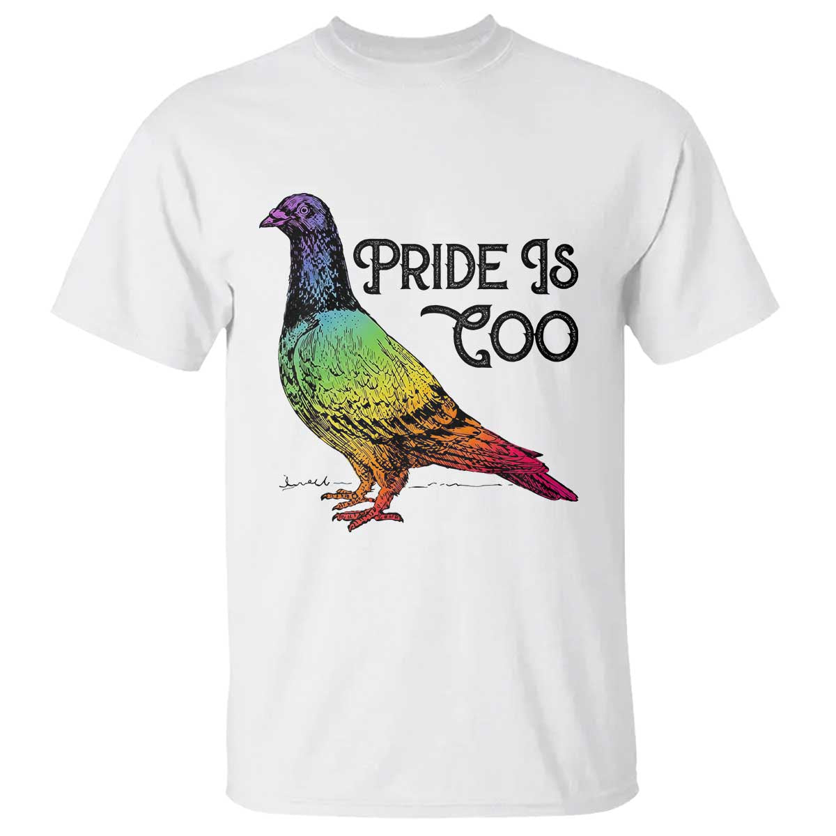 Pride Is Coo Pigeon T Shirt Funny LGBTQ Pride Month