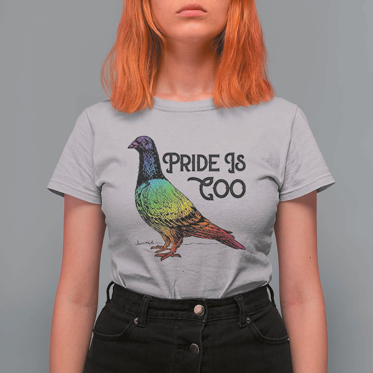 Pride Is Coo Pigeon T Shirt For Women Funny LGBTQ Pride Month