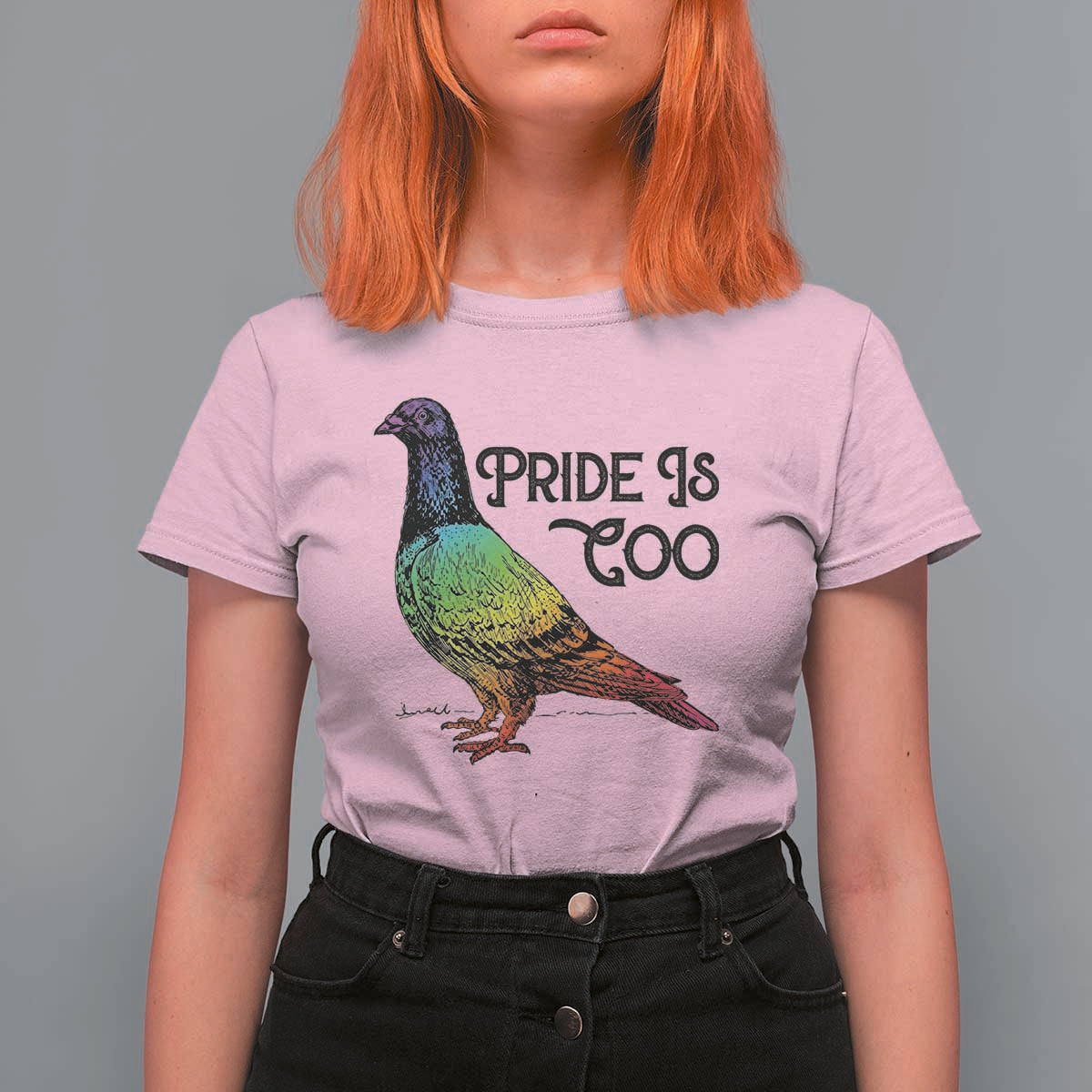 Pride Is Coo Pigeon T Shirt For Women Funny LGBTQ Pride Month