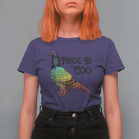 Pride Is Coo Pigeon T Shirt For Women Funny LGBTQ Pride Month