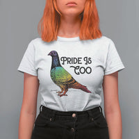 Pride Is Coo Pigeon T Shirt For Women Funny LGBTQ Pride Month