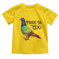 Pride Is Coo Pigeon Toddler T Shirt Funny LGBTQ Pride Month