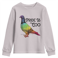 Pride Is Coo Pigeon Youth Sweatshirt Funny LGBTQ Pride Month