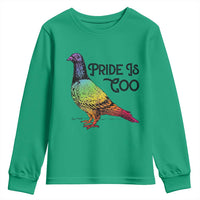Pride Is Coo Pigeon Youth Sweatshirt Funny LGBTQ Pride Month