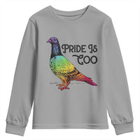 Pride Is Coo Pigeon Youth Sweatshirt Funny LGBTQ Pride Month