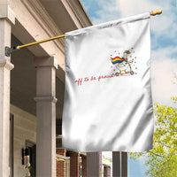 Silly Goose LGBTQ Pride Garden Flag Off To Be Proud
