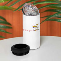 Silly Goose LGBTQ Pride 4 in 1 Can Cooler Tumbler Off To Be Proud