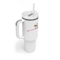 Silly Goose LGBTQ Pride Tumbler With Handle Off To Be Proud