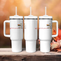 Silly Goose LGBTQ Pride Tumbler With Handle Off To Be Proud